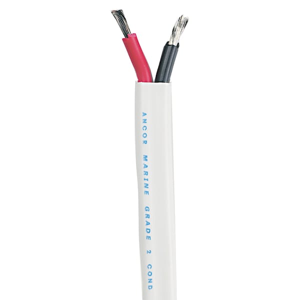 Ancor Primary Wire, Marine, 12 AWG, 2C C, White, Vinyl